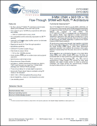 Click here to download CY7C1357C-100AXC Datasheet