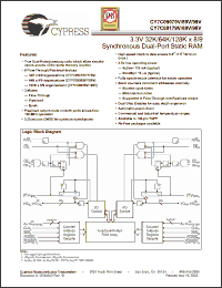 Click here to download CY7C09179V-12AXC Datasheet