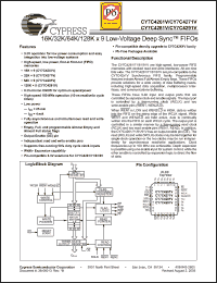 Click here to download CY7C4271V Datasheet