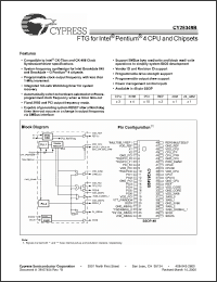 Click here to download CY28349BOXC Datasheet