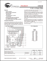 Click here to download CY62148L-70SI Datasheet