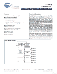 Click here to download CY7B991V-5JCT Datasheet