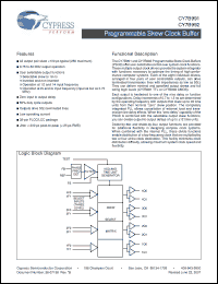 Click here to download CY7B991.7JXCT Datasheet
