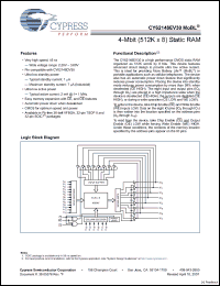 Click here to download CY62148EV30LL-55SXI Datasheet