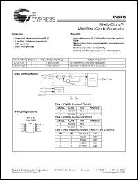 Click here to download CY24115SC-1T Datasheet