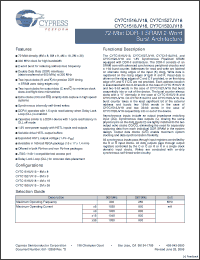 Click here to download CY7C1516JV18_09 Datasheet