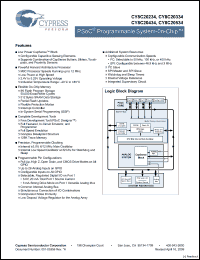Click here to download CY8C20534 Datasheet
