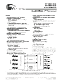 Click here to download CYP15G0401DXB-BGXI Datasheet