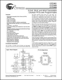 Click here to download CY7C453-30JC Datasheet