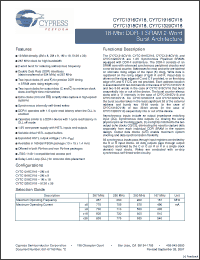Click here to download CY7C1318CV18-200BZXC Datasheet