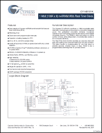 Click here to download CY14B101K-SP25XI Datasheet