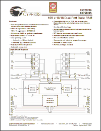 Click here to download CY7C026A Datasheet