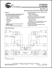 Click here to download CY7C09169A-9AC Datasheet
