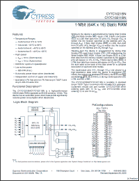 Click here to download CY7C1021BN-15VXC Datasheet