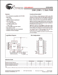 Click here to download CY7C197D-15VXI Datasheet