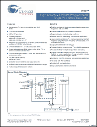 Click here to download CY2077SXC-XXX Datasheet
