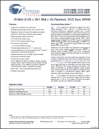 Click here to download CY7C1386D-250AXI Datasheet