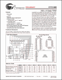 Click here to download CY7C199B-10ZC Datasheet