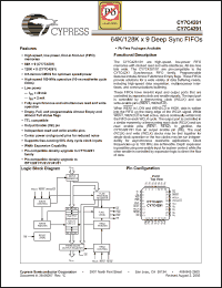 Click here to download CY7C4281-25JC Datasheet