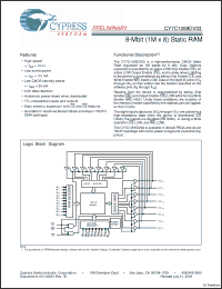 Click here to download CY7C1059DV33 Datasheet
