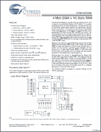 Click here to download CY62147DV30LL-55ZSXI Datasheet