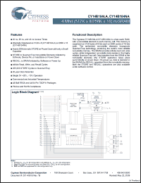 Click here to download CY14B104NA-ZS25XC Datasheet
