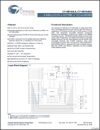 Click here to download CY14B104NA Datasheet