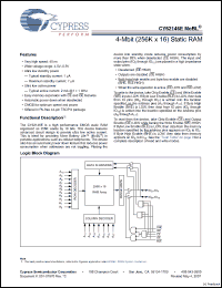 Click here to download CY62146ELL-45ZSXA Datasheet