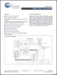 Click here to download CY14B101LL-SP25XCT Datasheet