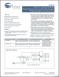 Click here to download CY22150ZI-xxxT Datasheet