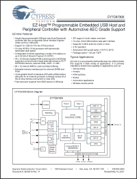 Click here to download CY7C67300-100AXAT Datasheet