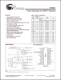 Click here to download CY28331OC Datasheet