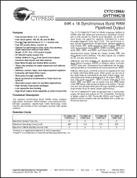 Click here to download GVT7164C18 Datasheet