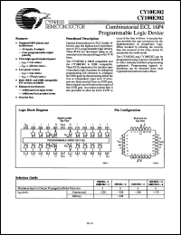 Click here to download CY100E302-2.5LC Datasheet