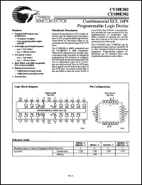 Click here to download CY100E302-3YC Datasheet