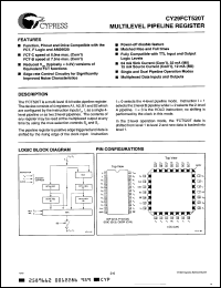 Click here to download CY29FCT520ATLMB Datasheet