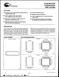 Click here to download CY54FCT373CTLM Datasheet