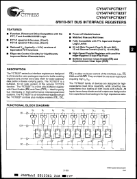 Click here to download CY74FCT825CTSOC Datasheet