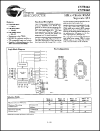 Click here to download CY7B162A20PC Datasheet
