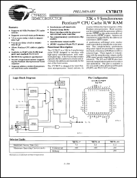 Click here to download CY7B175-7JC Datasheet