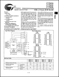 Click here to download CY7B195-12LC Datasheet