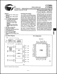 Click here to download CY7B991-7LC Datasheet