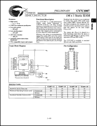 Click here to download CY7C1007-12PC Datasheet