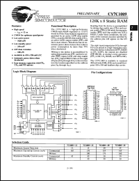 Click here to download CY7C1009-12PC Datasheet