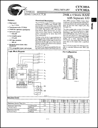 Click here to download CY7C102-25DMB Datasheet