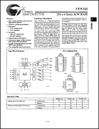 Click here to download CY7C122-15DC Datasheet