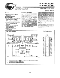 Click here to download CY7C140-35LMB Datasheet