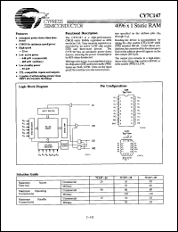 Click here to download CY7C147-25LC Datasheet