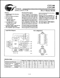 Click here to download CY7C148-25DC Datasheet