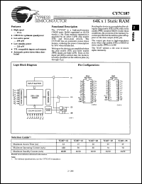 Click here to download CY7C187L25PC Datasheet